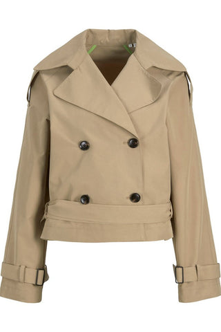 Beige Trench Coat for Women - UniqShine