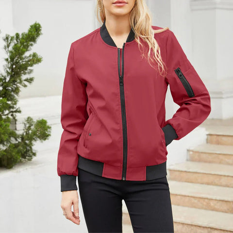 Casual Bomber Jacket for Women - UniqShine