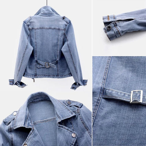 Casual Denim Jacket for Women - UniqShine