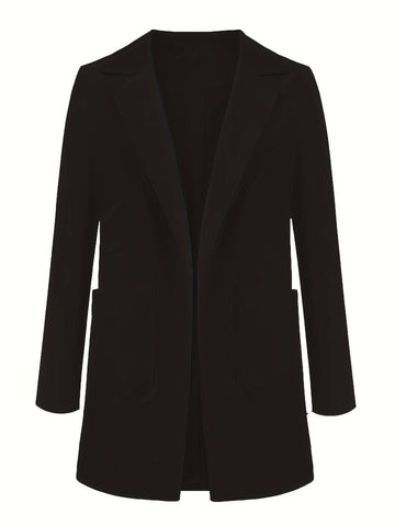 Chic Long Sleeve Blazer for Women - UniqShine