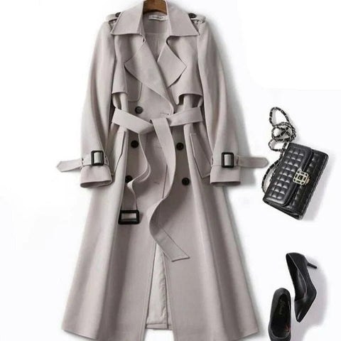 Classic Trench Coat for Women - UniqShine