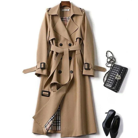 Classic Trench Coat for Women - UniqShine