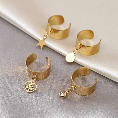 Gold Charm Ring - UniqShine