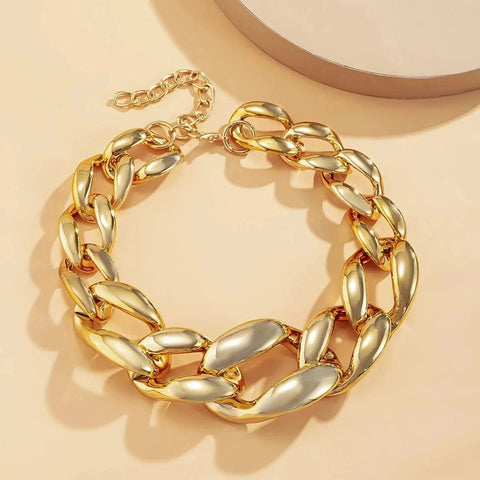 Large Link Choker Necklace - UniqShine