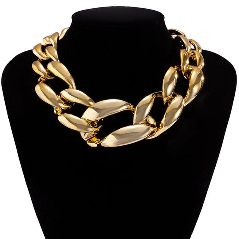 Large Link Choker Necklace - UniqShine