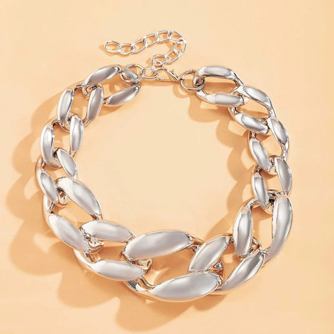 Large Link Choker Necklace - UniqShine