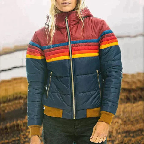 Women's Rainbow Winter Jacket - UniqShine