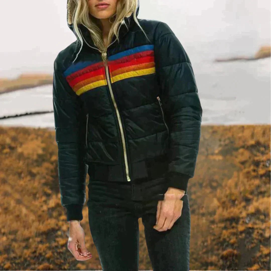 Women's Rainbow Winter Jacket - UniqShine